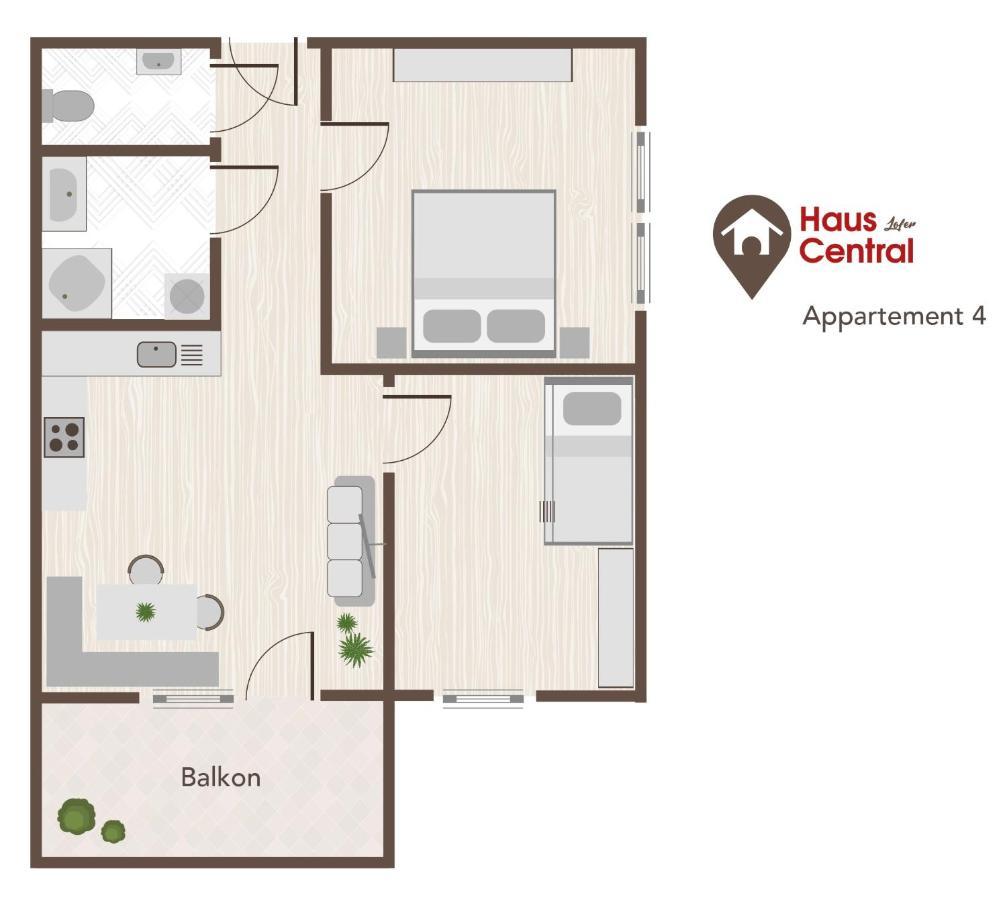 Haus Central Lofer Luaran gambar