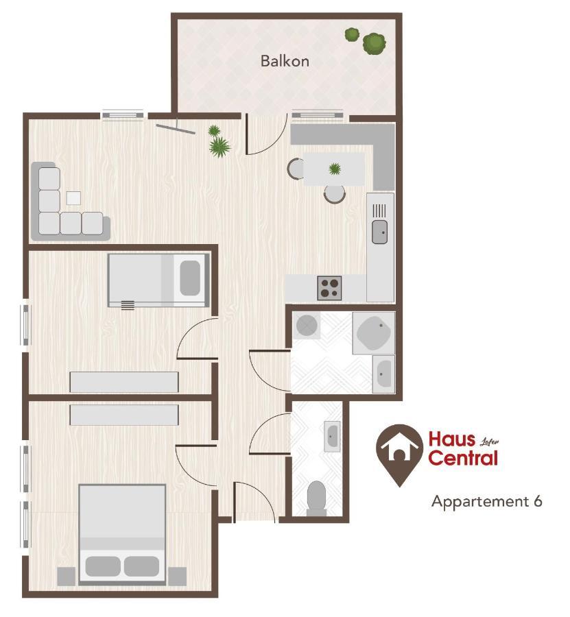 Haus Central Lofer Luaran gambar