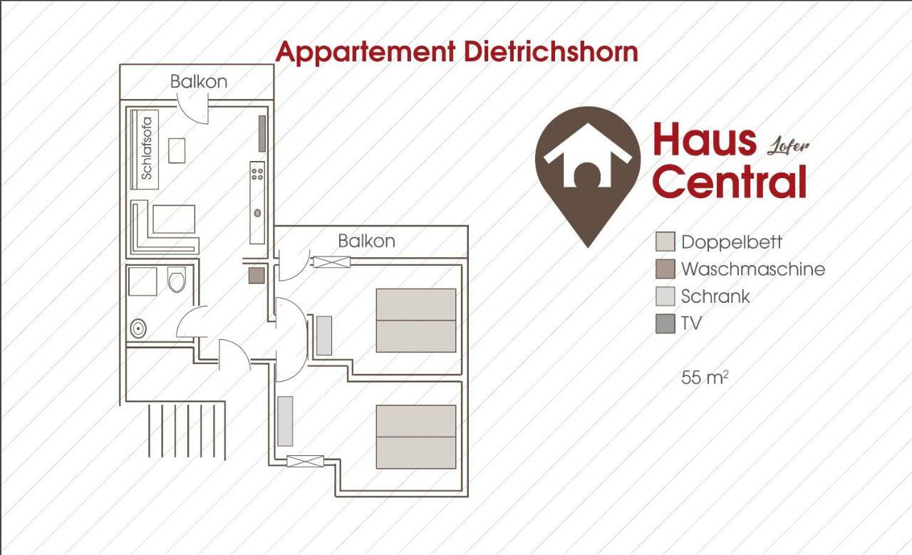 Haus Central Lofer Luaran gambar